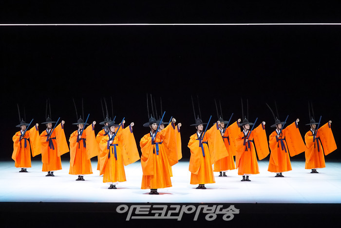 서울시무용단 '일무' 드레스리허설. 2023.05.25 사진 ⓒ아트코리아방송 이용선 기자