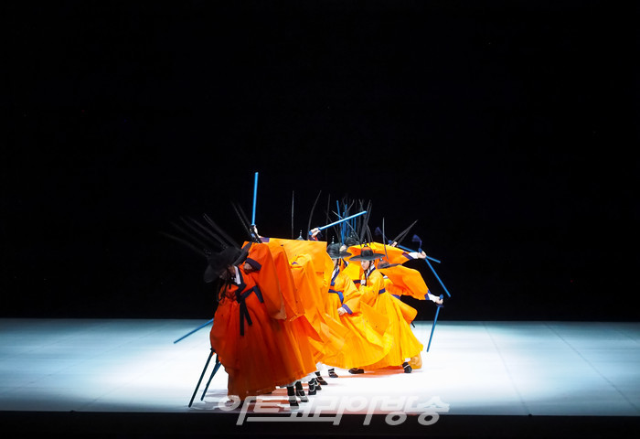 서울시무용단 '일무' 드레스리허설. 2023.05.25 사진 ⓒ아트코리아방송 이용선 기자