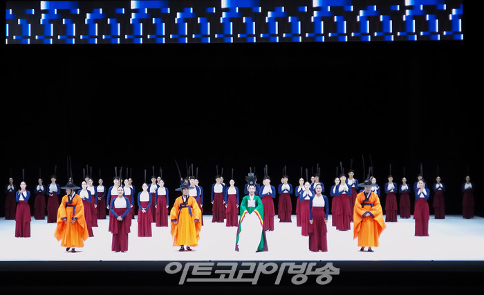 서울시무용단 '일무' 드레스리허설. 2023.05.25 사진 ⓒ아트코리아방송 이용선 기자