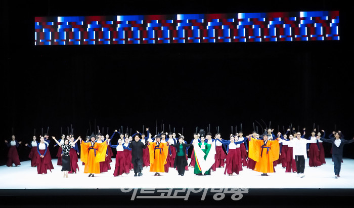 서울시무용단 '일무' 드레스리허설. 2023.05.25 사진 ⓒ아트코리아방송 이용선 기자