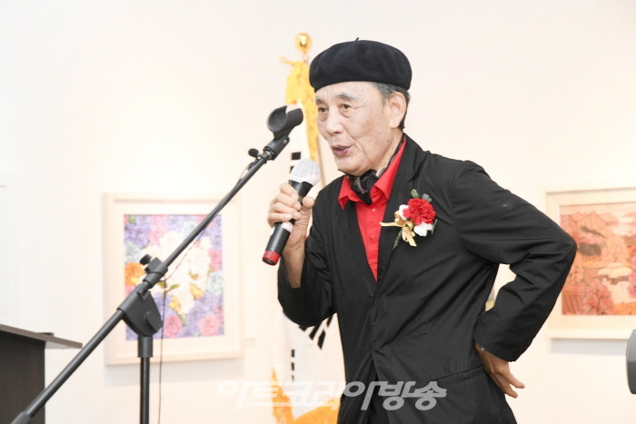 제12회 국전작가협회 회원전 개막행사-강정환 상임고문