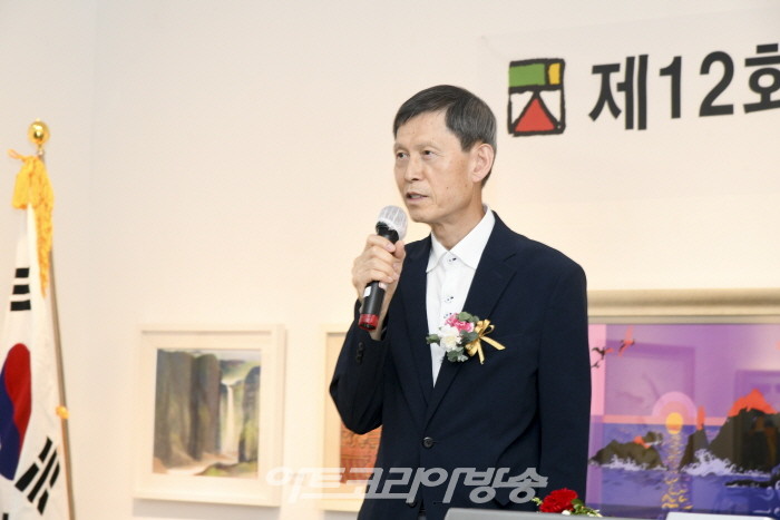 제12회 국전작가협회 회원전 개막행사-신항섭 미술평론가