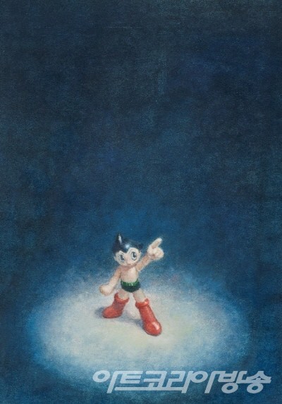 정재호 作 _ 소년기 Boyhood, 2023_한지에 유화_66x47cm