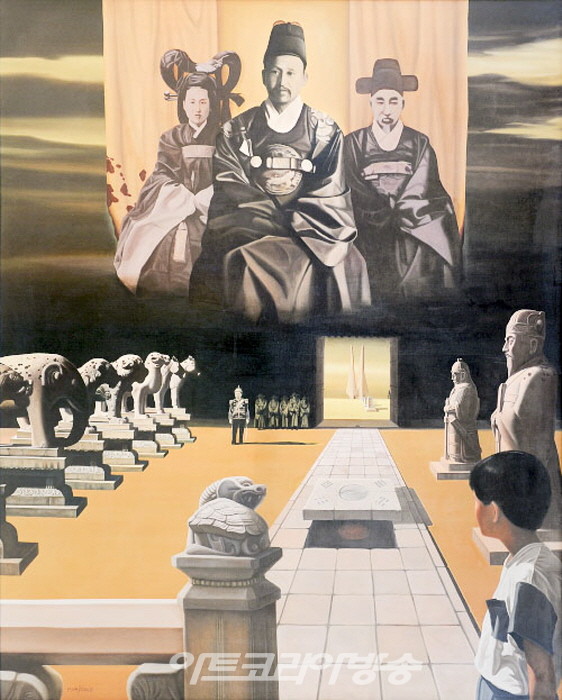 역사의 문_100호_oil on canvas_1991