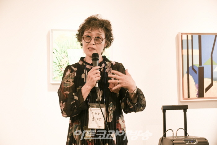 2023 현대미술 교우회전 개막행사-남기희 부회장