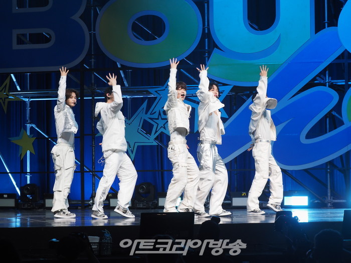 더뉴식스(TNX)  미니 3집 '보이후드'(BOYHOOD) 발매 기념쇼케이스. 2023.06.07 사진  ⓒ아트코리아방송 이용선 기자