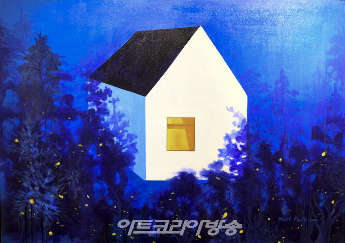 백하리 개인전 ‘계절의 사이에서’-푸른밤(In Blue)