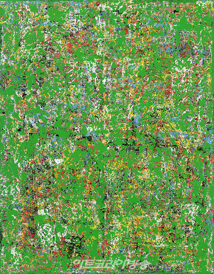 .들숨7(breath in-7),acrylic on canvas,117cmx91cm,2023