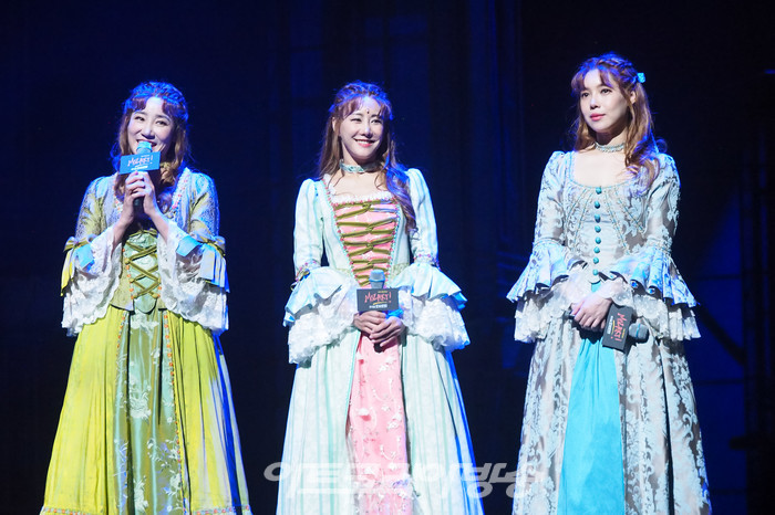 뮤지컬 '모차르트!' 프레스콜(난넬 모차르트 역 전수미-김소향-배다해). 2023.06.20 사진 ⓒ아트코리아방송 이용선 기자