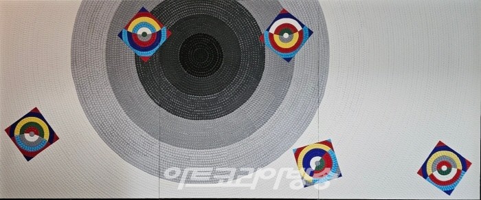 박종용의 대작 '결' 인제 군립도서관 전시