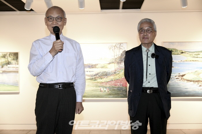 신정무 화백 ‘골프인생 47년’ 축사