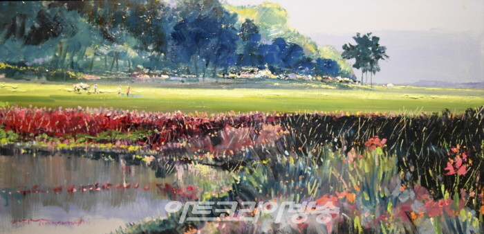 신정무 화백 ‘골프인생 47년’-로양 CC 16Hole PARS-여름