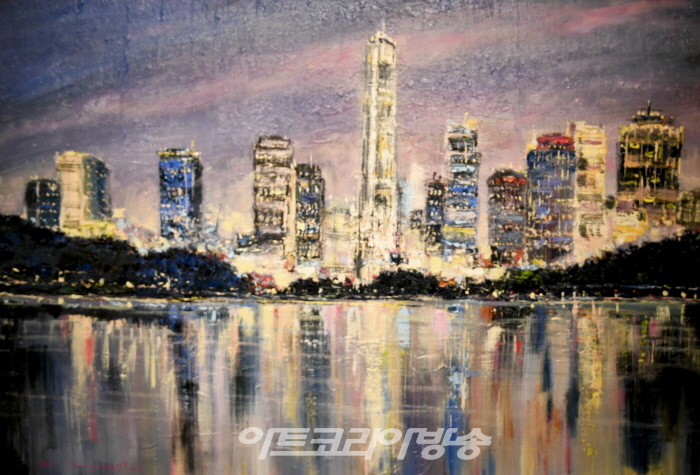 신정무 화백 ‘골프인생 47년’-미국 오스틴 야경