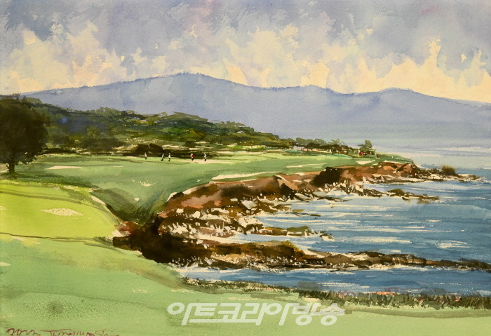 신정무 화백 ‘골프인생 47년’-페블비치 A