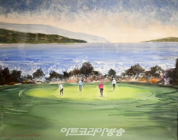 신정무 화백 ‘골프인생 47년’-페블비치의 추억A