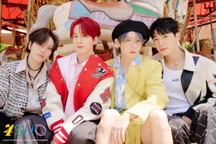 틴탑의 '4SHO' 단체사진. 제공 티오피미디어
