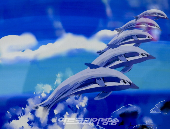 장귀순 모바일 화가 ‘바람의 향기’