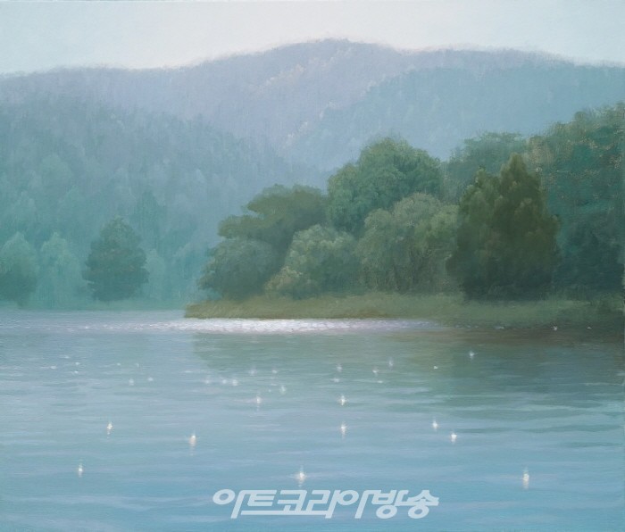 풍경의_힘_김동철,_자연-휴식,_2023,_Oil_on_canvas,_60.6×72.7cm