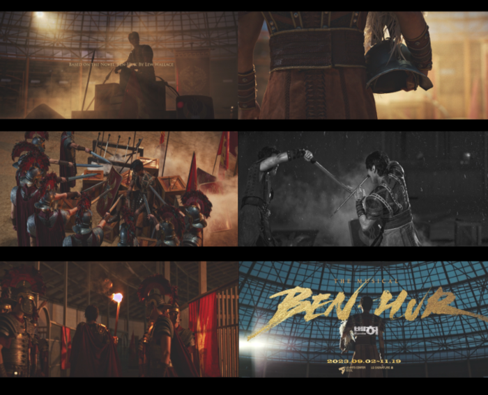 뮤지컬 '벤허' 티저 영상 캡처. 제공 EMK뮤지컬컴퍼니