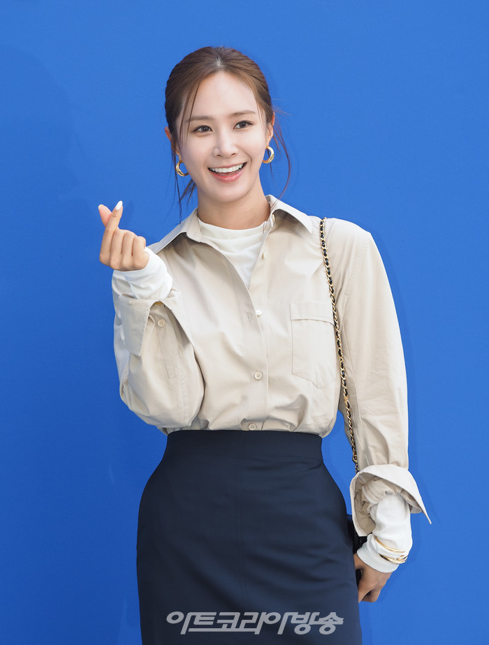 2023 FW '더 타임'(The TIME) 컬렉션 포토월 행사(소녀시대 유리) 2023.07.06 사진 ⓒ아트코리아방송 이용선 기자