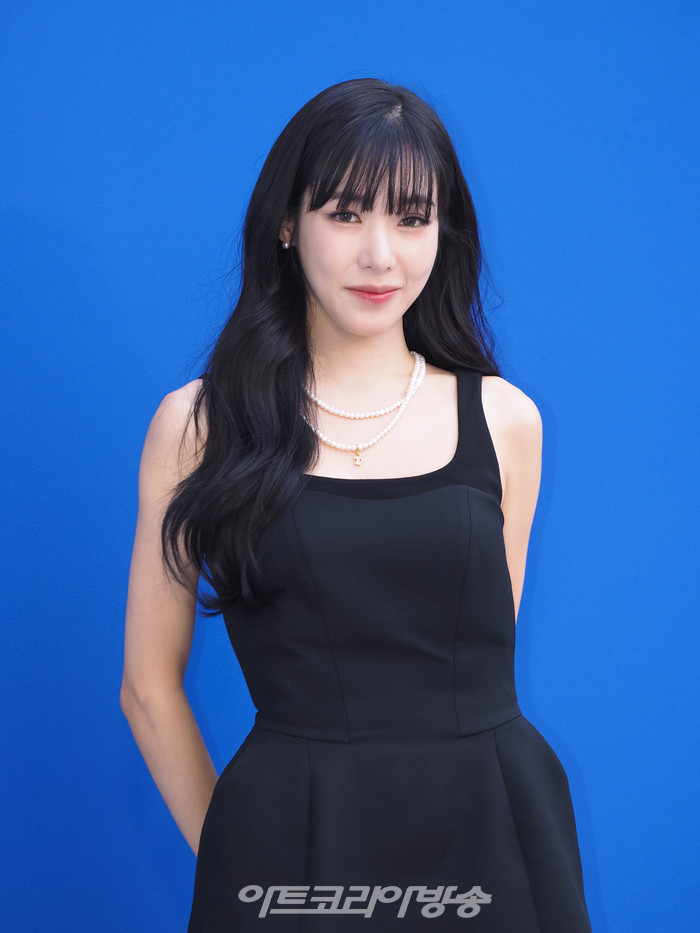 2023 FW '더 타임'(The TIME) 컬렉션 포토월 행사(소녀시대 타파니 영) 2023.07.06 사진 ⓒ아트코리아방송 이용선 기자