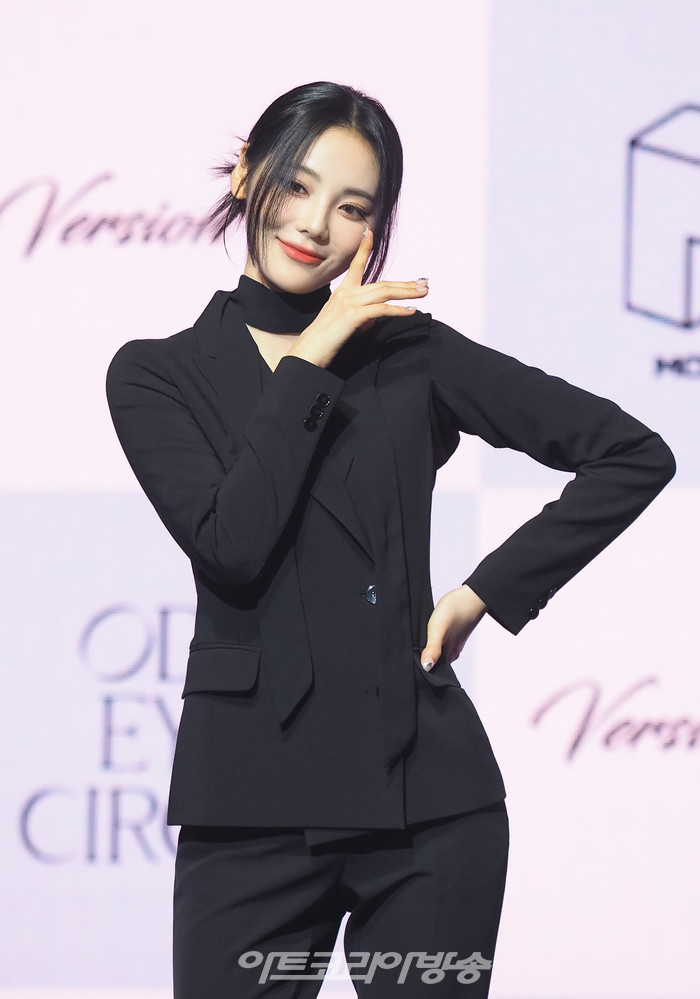 오드아이써클(ODD EYE CIRCLE) 미니앨범 '버전 업'(Version Up) 발매 기념 쇼케이스(진솔) 2023.07.12 사진 ⓒ아트코리아방송 이용선 기자