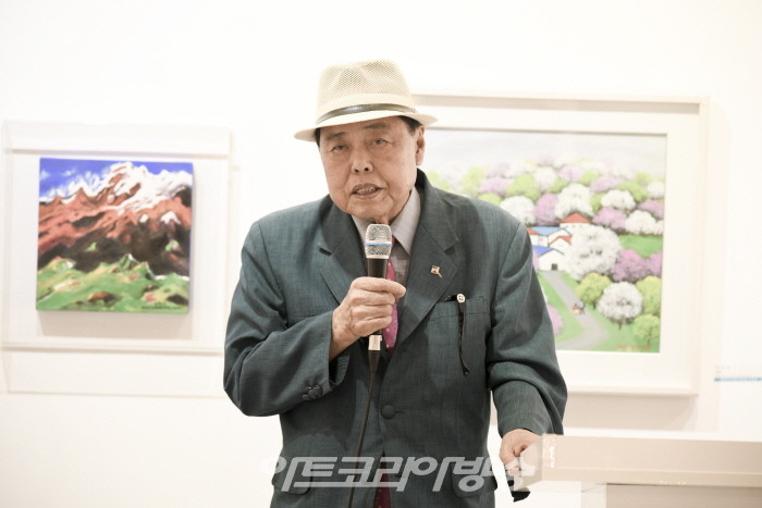 제4회 인사동 아리랑 미술제 개막행사-양태석 대회장