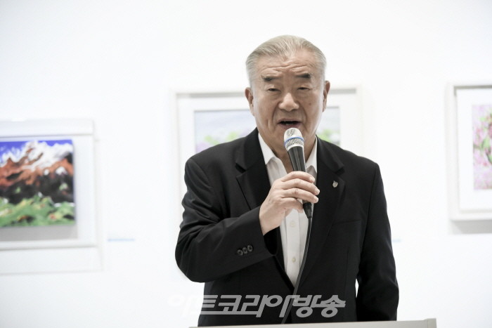 제4회 인사동 아리랑 미술제 개막행사-이기수 전 고려대 총장