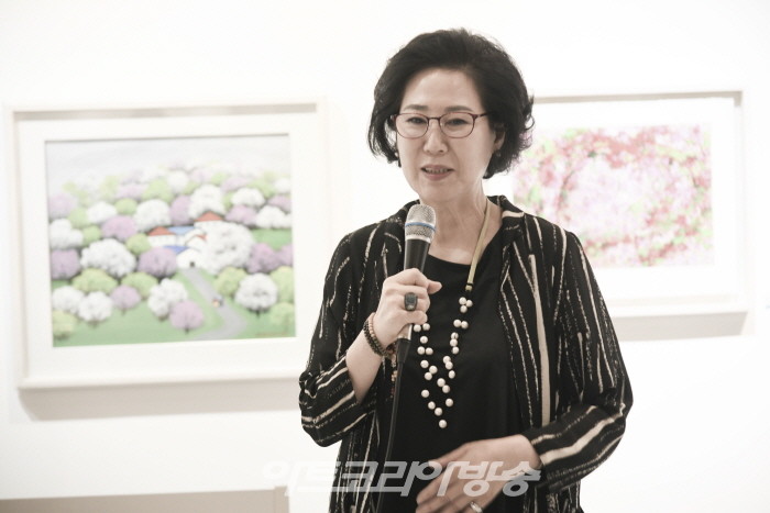 제4회 인사동 아리랑 미술제 개막행사-정경연 운영위원장