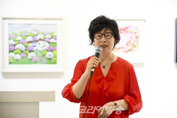 제4회 인사동 아리랑 미술제 개막행사-양금선 회장