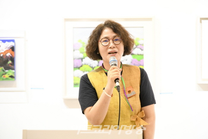 제4회 인사동 아리랑 미술제 개막행사-백순임 수석부회장