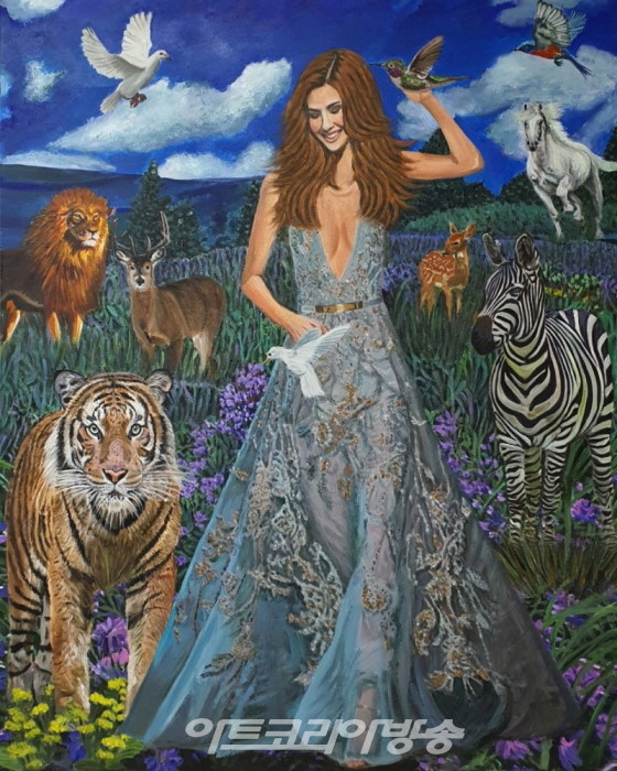 리정 (RhyJung)_paradise 1_ Acryilc on canvas_130.3×162_2023