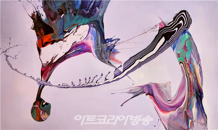 이대희, Sacred Melody #3 162×97cm Acrylic on Canvas 복사