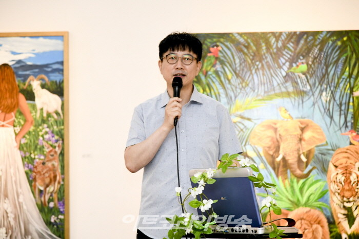 리정 개인전 ‘paradise’-김동석 MC 겸 탤런트