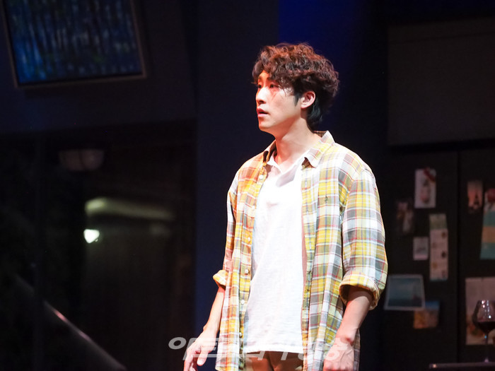 연극 '2시 22분 – A Ghost Story' 프레스콜(샘 역 김지철). 2023.07.25 사진 ⓒ아트코리아방송 이용선 기자
