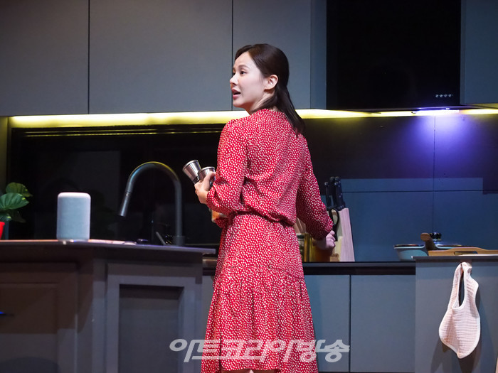 연극 '2시 22분 – A Ghost Story' 프레스콜(제니 역 아이비). 2023.07.25 사진 ⓒ아트코리아방송 이용선 기자