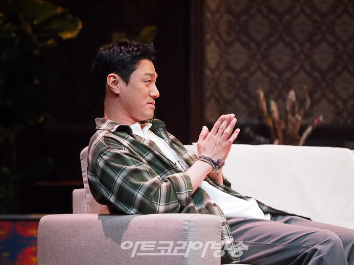 연극 '2시 22분 – A Ghost Story' 프레스콜(샘 역 최영준). 2023.07.25 사진 ⓒ아트코리아방송 이용선 기자