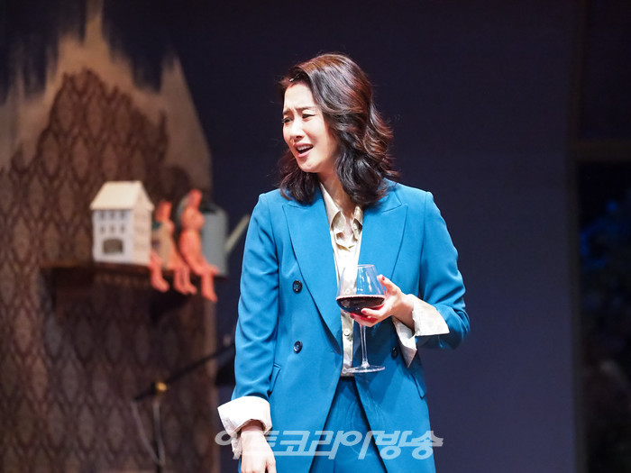연극 '2시 22분 – A Ghost Story' 프레스콜(로렌 역 임강희). 2023.07.25 사진 ⓒ아트코리아방송 이용선 기자