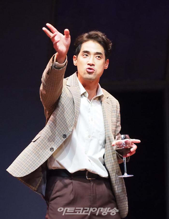 연극 '2시 22분 – A Ghost Story' 프레스콜(벤 역 차용학). 2023.07.25 사진 ⓒ아트코리아방송 이용선 기자