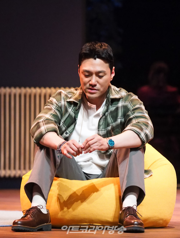 연극 '2시 22분 – A Ghost Story' 프레스콜(샘 역 최영준). 2023.07.25 사진 ⓒ아트코리아방송 이용선 기자