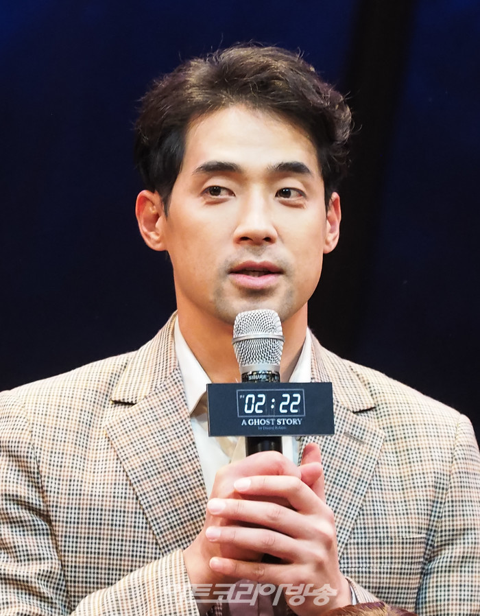 연극 '2시 22분 – A Ghost Story' 프레스콜(벤 역 차용학). 2023.07.25 사진 ⓒ아트코리아방송 이용선 기자