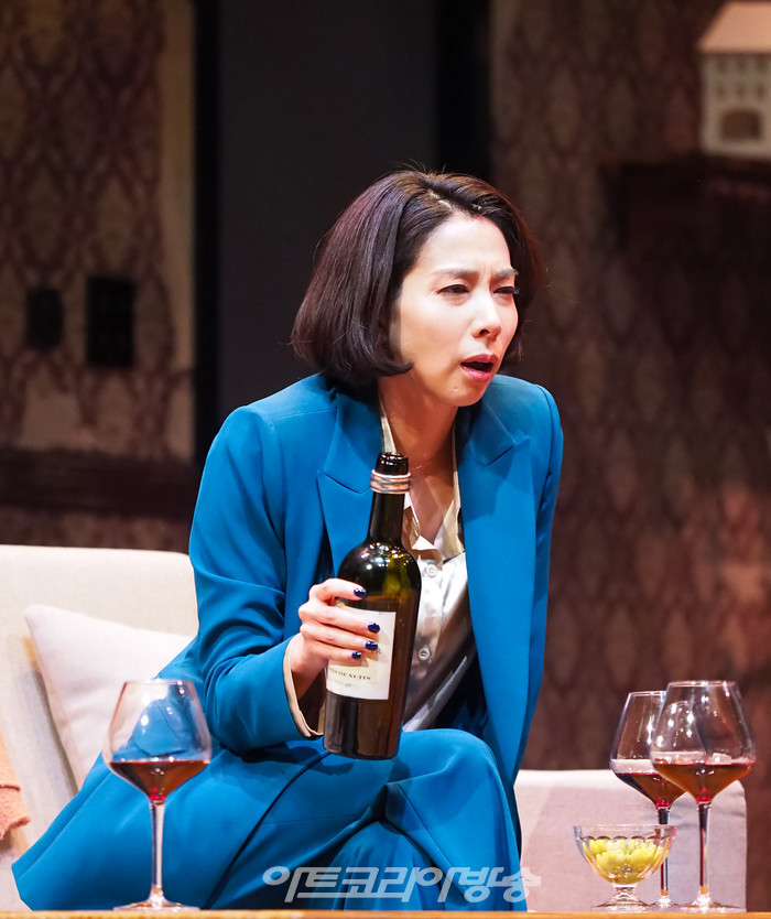 ​연극 '2시 22분 – A Ghost Story' 프레스콜(로렌 역 방진의). 2023.07.25 사진 ⓒ아트코리아방송 이용선 기자​