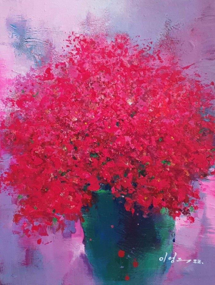 이영주 - 꿈처럼2 ,53.0 X 40.9 Acrylic on canvas 2022