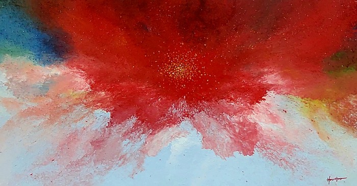 후후 - Moment8 ,아크릴+모래+기타혼합재료 ,2023