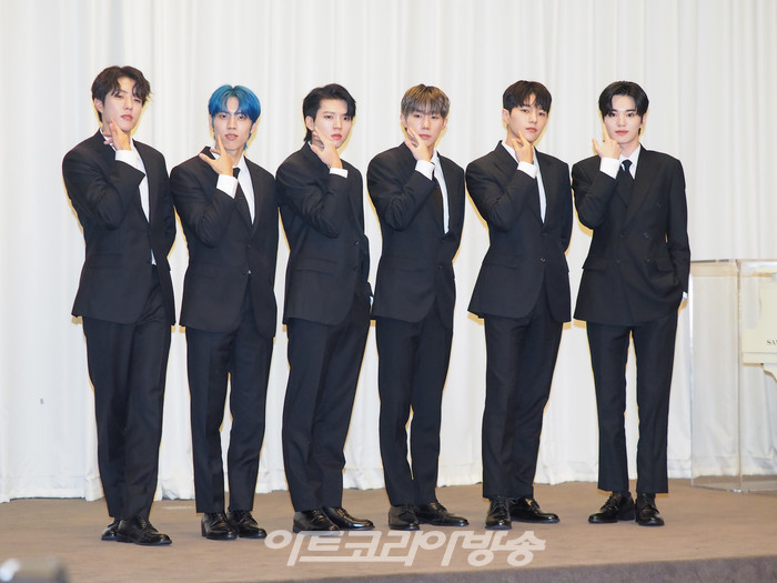 인피니트 미니 7집 '13egin' 발매 기념 기자간담회(이성열-장동우-남우현-김성규-엘-이성종) 2023.07.31 사진 ⓒ아트코리아방송 이용선 기자