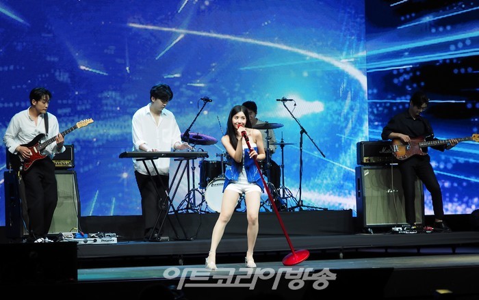 권은비 첫 번째 싱글 '더 플래시' 쇼케이스. 2023.08.02 사진 ⓒ아트코리아방송 이용선 기자