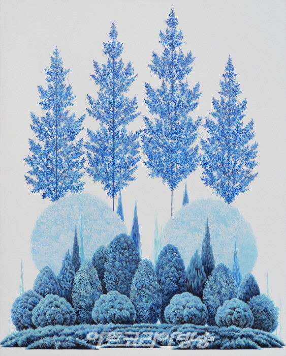 정영환 just gazing-resting_100.0x80.3cm_acrylic on canvas_2022