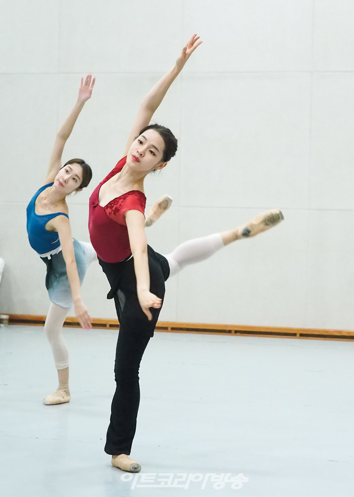 M발레단 창작발레 '안중근, 천국에서의 꿈' 연습실 장면. 2023.07.30 사진 ⓒ아트코리아방송 이용선 기자