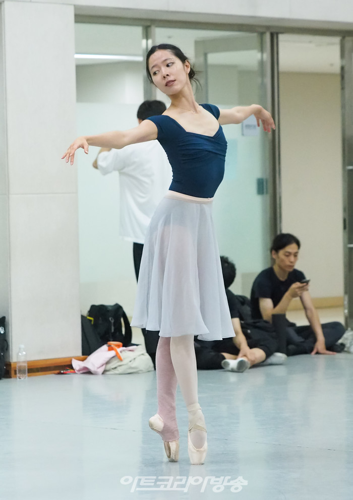 M발레단 창작발레 '안중근, 천국에서의 꿈' 연습실 장면. 2023.07.30 사진 ⓒ아트코리아방송 이용선 기자