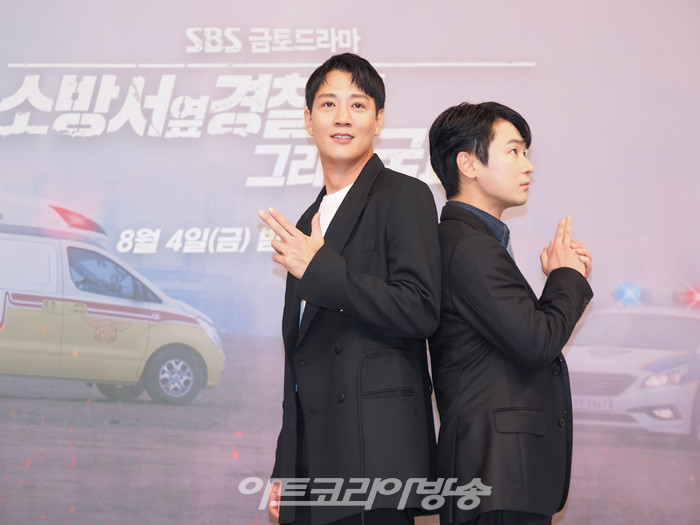 SBS 금토드라마 '소방서 옆 경찰서 그리고 국과수' 제작발표회(김래원, 강기둥) 2023.08.04 사진 ⓒ아트코리아방송 이용선 기자